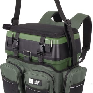 Angel-Koffer-Rucksack & Sitz-Kiepe