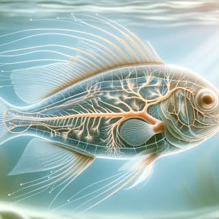Seitenlinienorgan bei Fischen